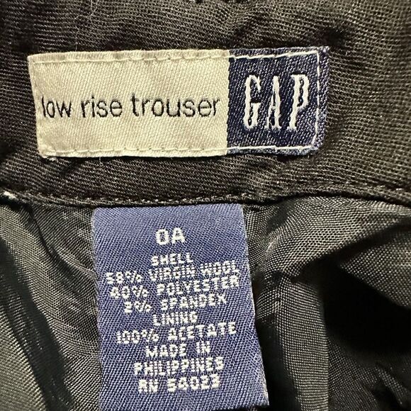 Gap wide leg grayish black pants. Size 0A - Picture 8 of 8